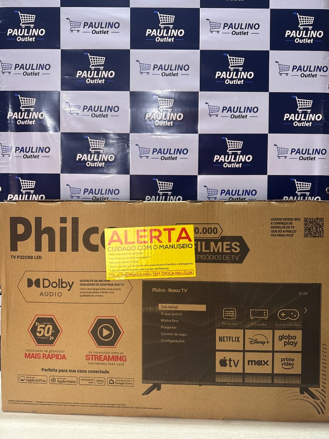 Televisao 32” Philco P32CRB LED - *NOVA* - 1