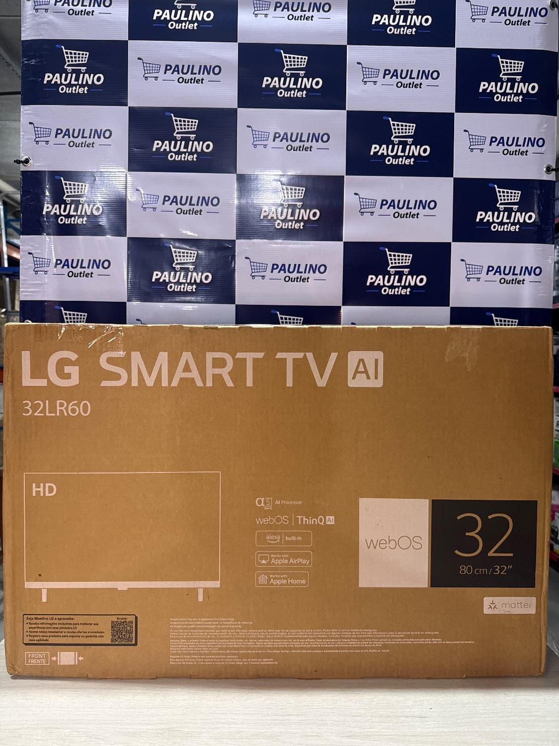 Televisao 32” LG Smart Tv 32LR60 - *NOVA* - 1