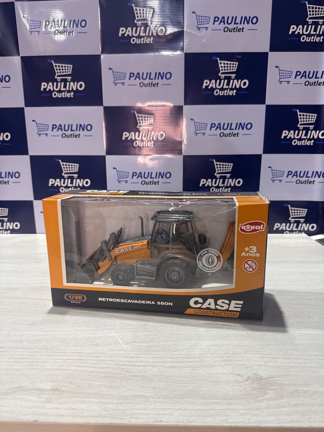 retroescavadeira case usual brinquedos - 1