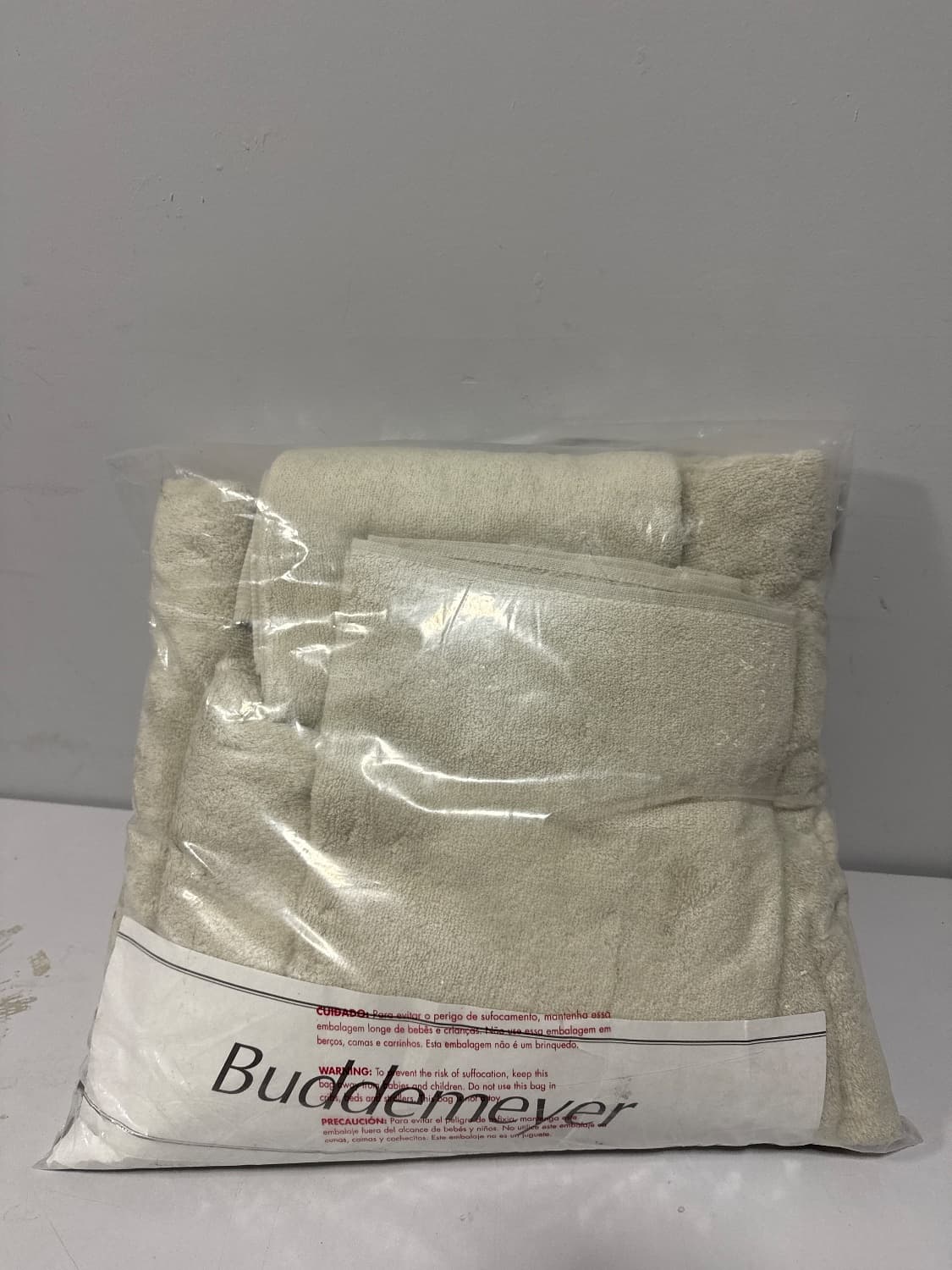 Jogo de Toalha Buddemeyer Bege 5 pçs - NOVO - 1