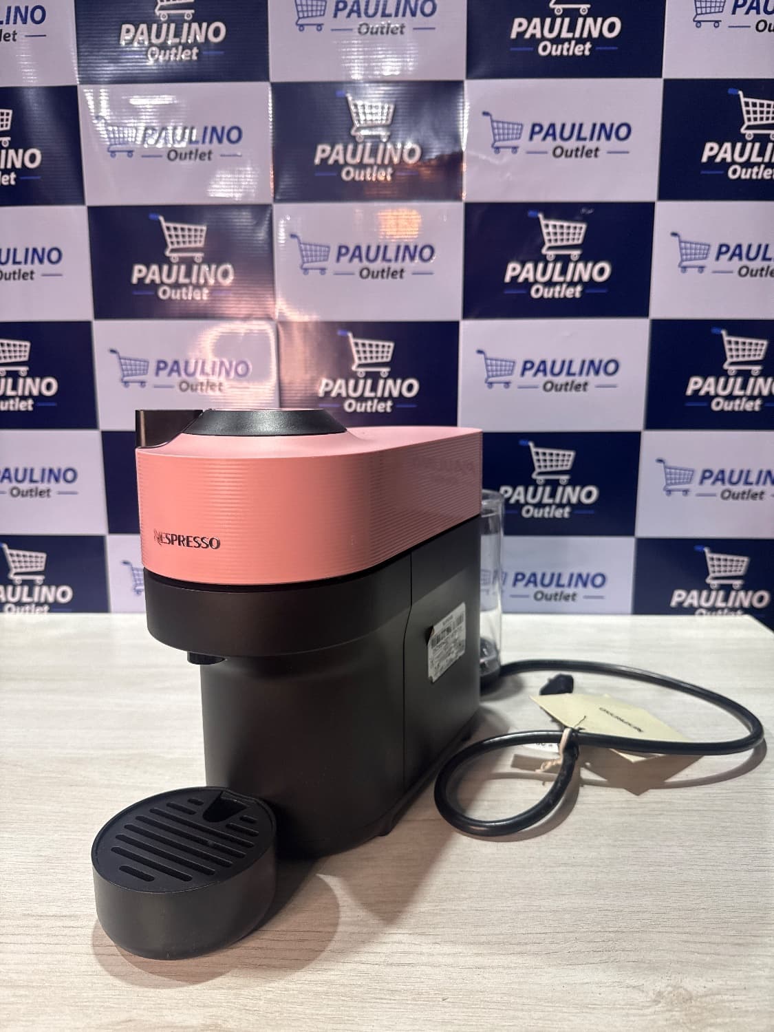 Cafeteira Nespresso Vertuo Pop Rosa 127v - C/ Marcas de uso - S/ Caixa - 1