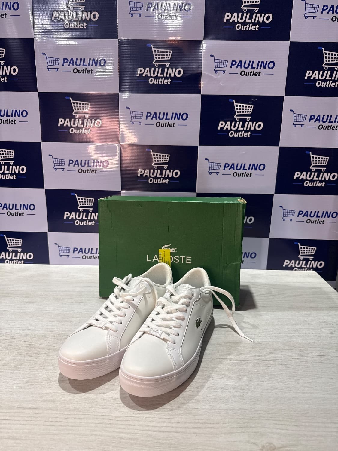 Sapato Lacoste Powercourt Branco Tamanho 39 e 43 - 1