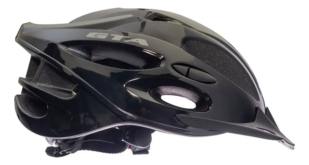 Capacete Bike Bicicleta Mtb Speed Led Gta Inmold Preto - 1