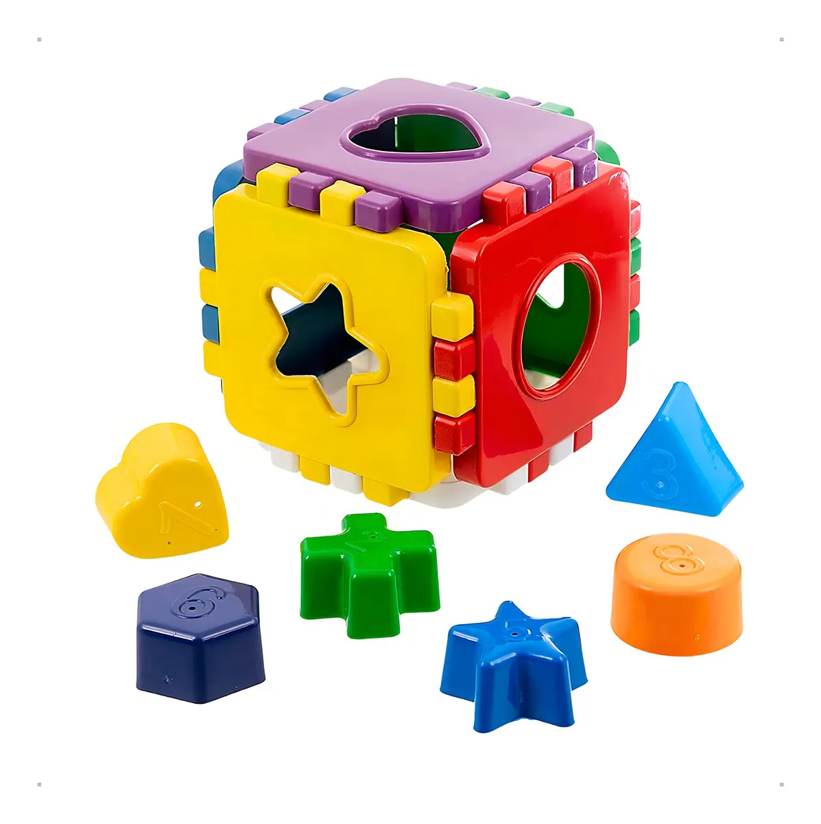 Brinquedo Educativo Kendy Cubo Baby Com Blocos - 1