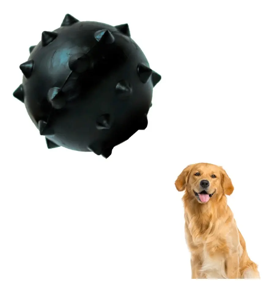 Brinquedo Para Cachorro Mordedor Pet Bola Dura Grande 85mm - 1