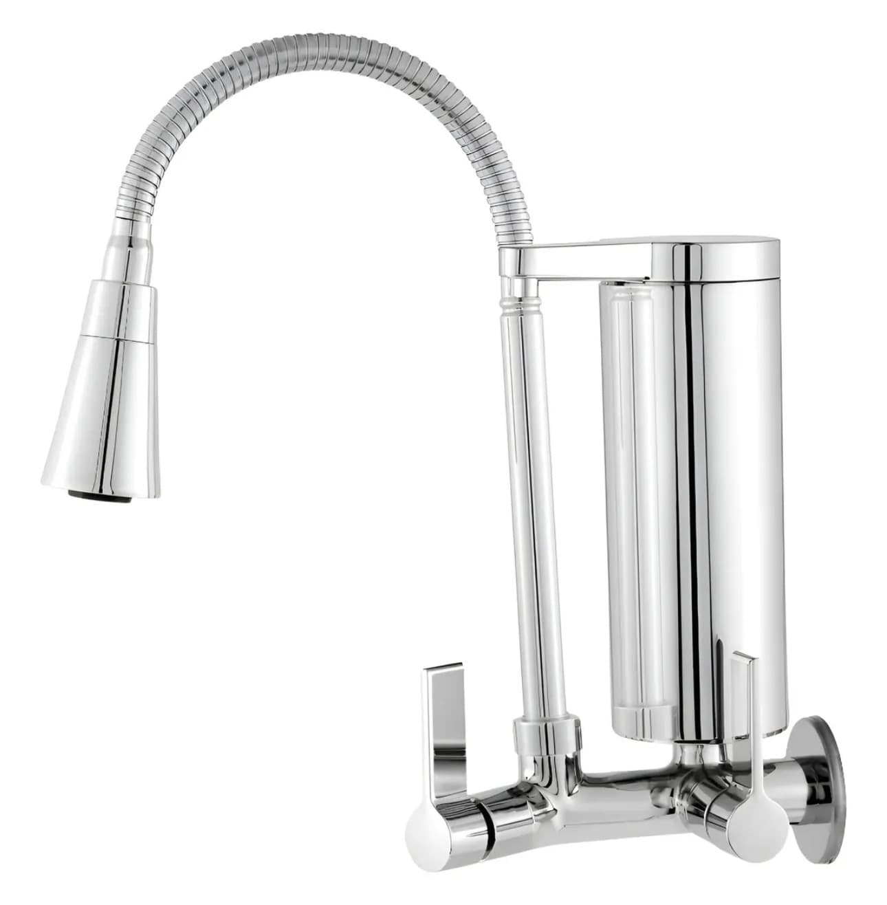 Torneira Gourmet Flexível Cromada Com Filtro Pia Cozinha - 1