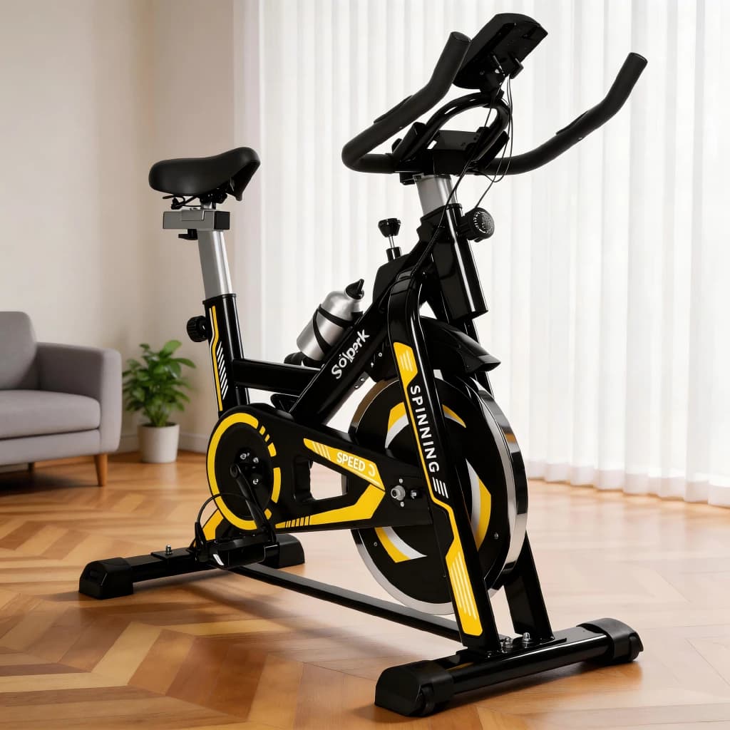 Bicicleta Ergométrica Spinning Exercício Profissional Monitor Indicado Para Exercícios Aeróbicos - 1
