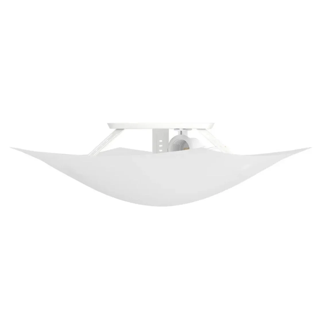 Luminária Solari Quadrada Taschibra 1 Lampada Cozinha Quarto 30w 28cm - 2