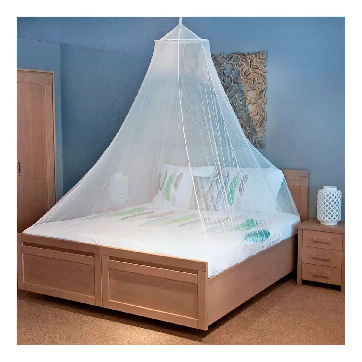 Mosquiteiro Tela De Teto Cama Queen 200x205x240cm - 1