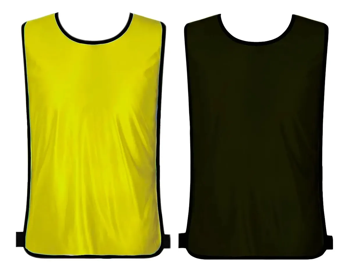 Colete De Futebol Dupla Face - Kit Com 10 Peças Cor 5 Amarelo 5 Preto - 1