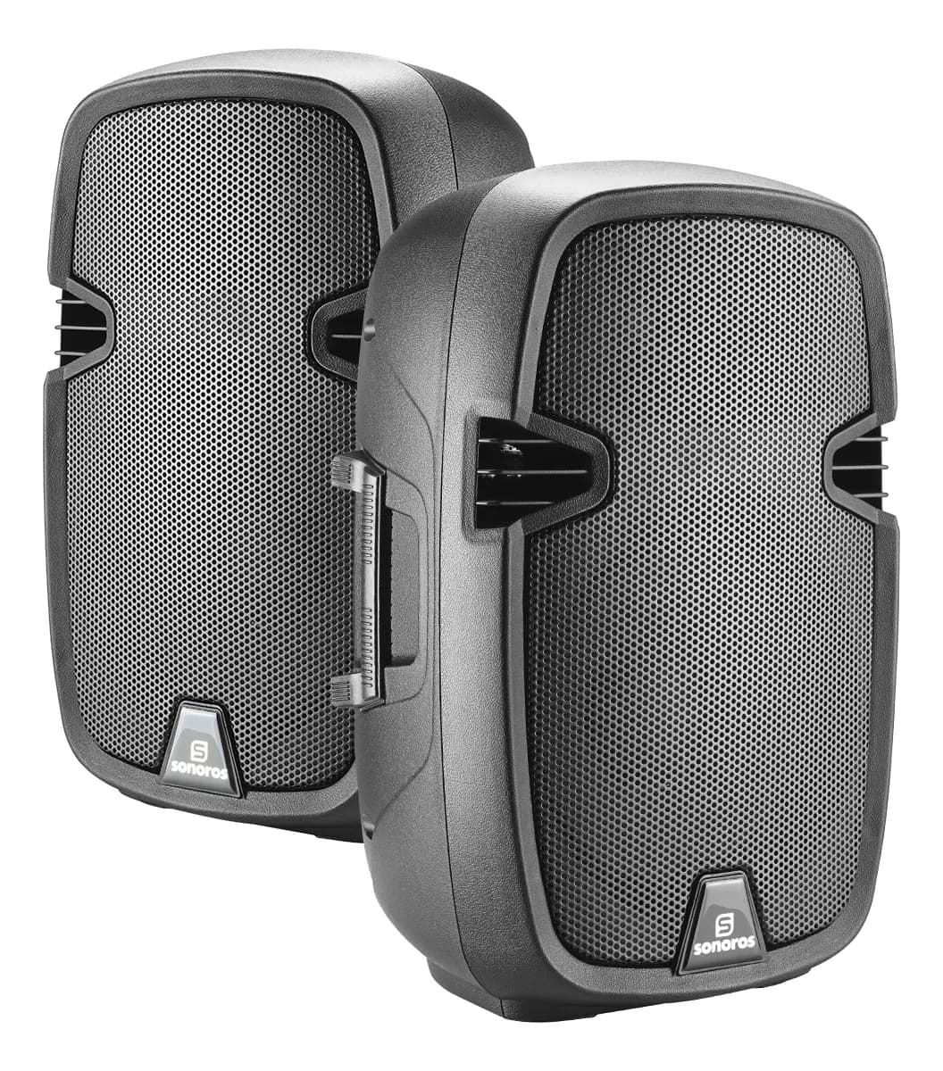 Caixa De Som 10 Pol Ativa Bluetooth + Tripés Preto 300w rms Bivolt 1 Unidade - 1
