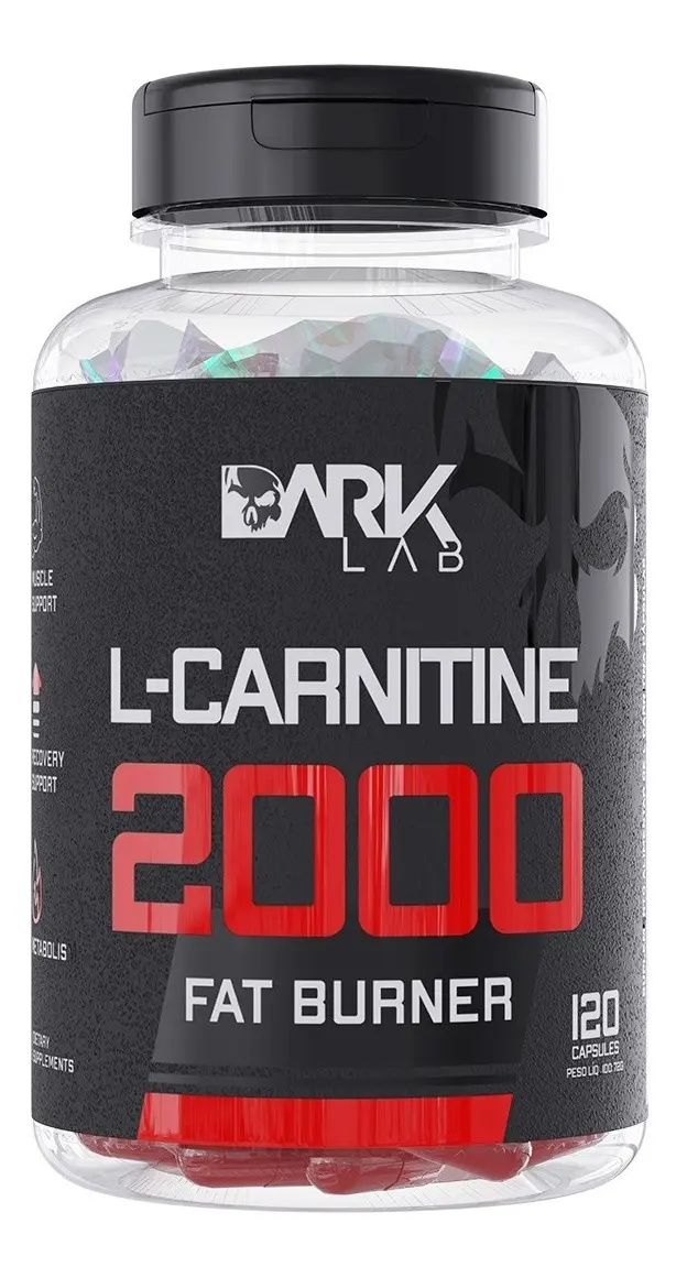 L-carnitina 2000 Queimador Gordura 120 Cápsulas - Dark Lab Sabor Sem sabor - 1