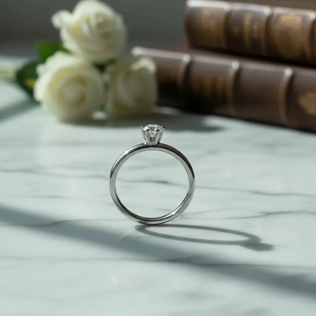 Anel De Prata Solteiro 2mm Pedra Branca Zircônia Noiva Luxo Prata 11 - 1