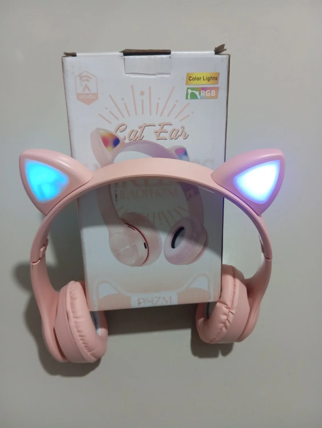 Fone de Ouvido Bluetooth Gatinha cor rosa - 2