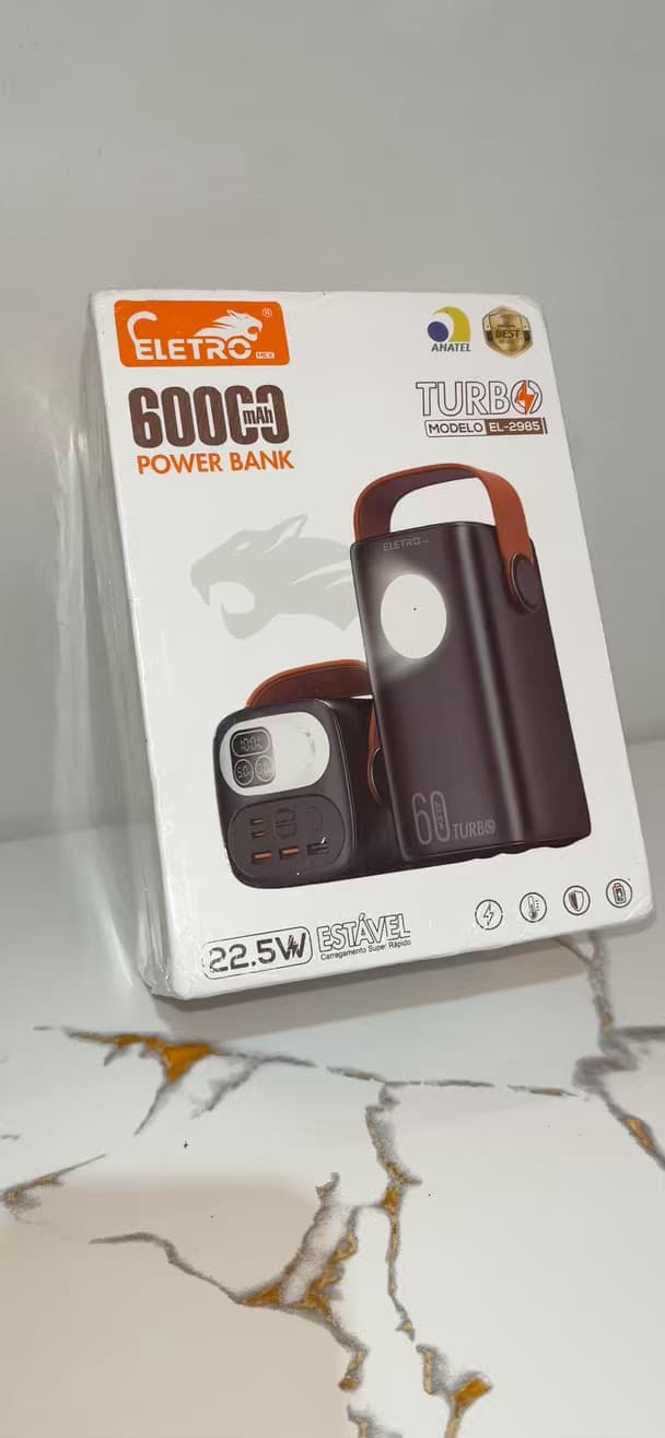 Carregador Portátil Power Bank 60,000Ah - 1