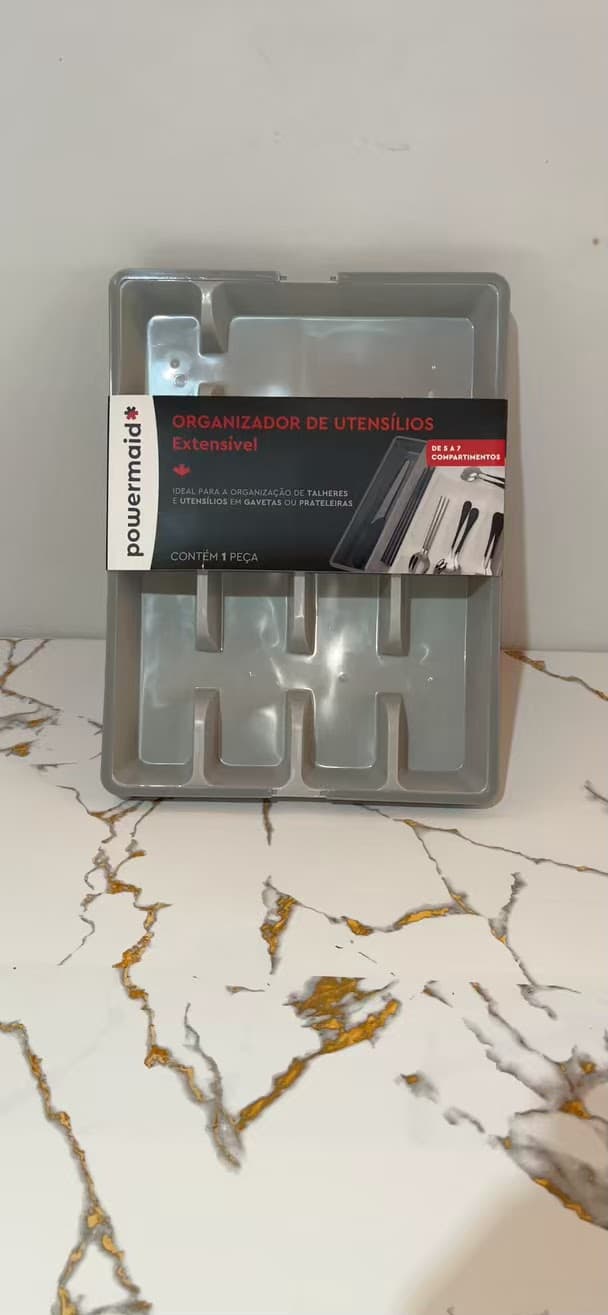 Organizador de Utensilios Cinza - 1