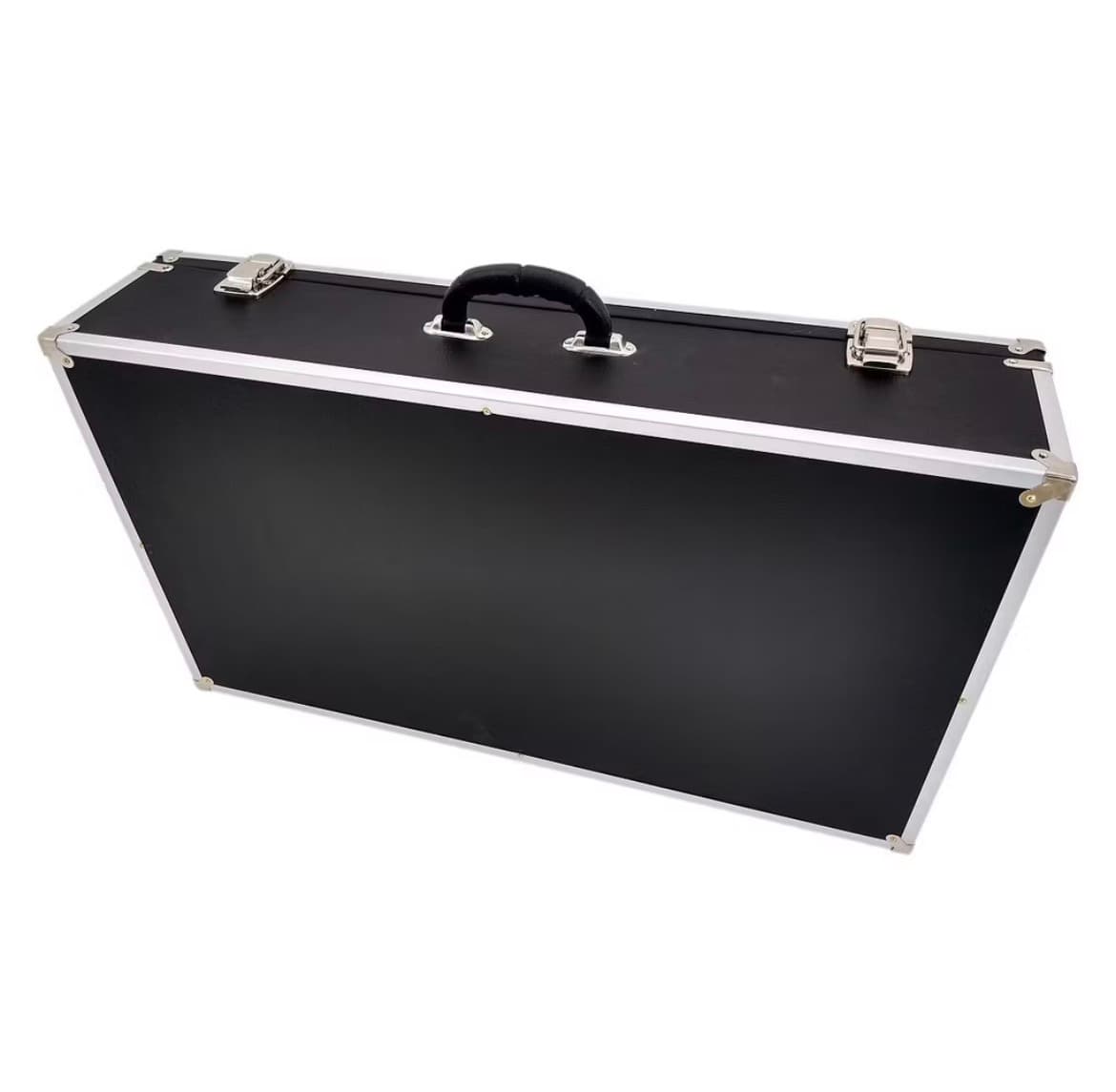 Case Para Pedais 70x40x15cm - Couro Sintético e Alumínio Super Luxo - 1