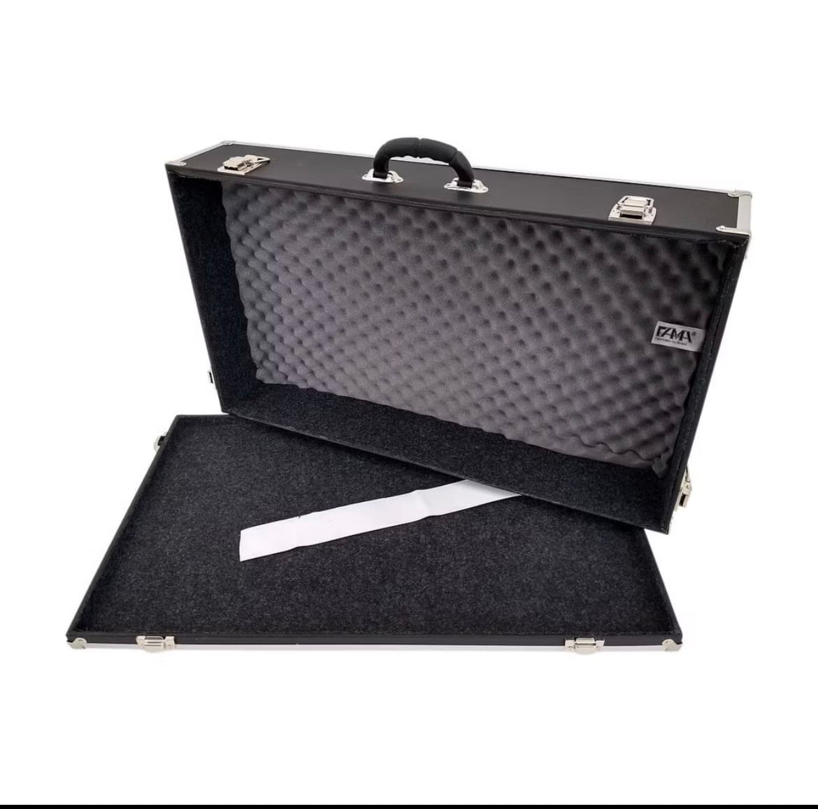 Case Para Pedais 70x40x15cm - Couro Sintético e Alumínio Super Luxo - 2