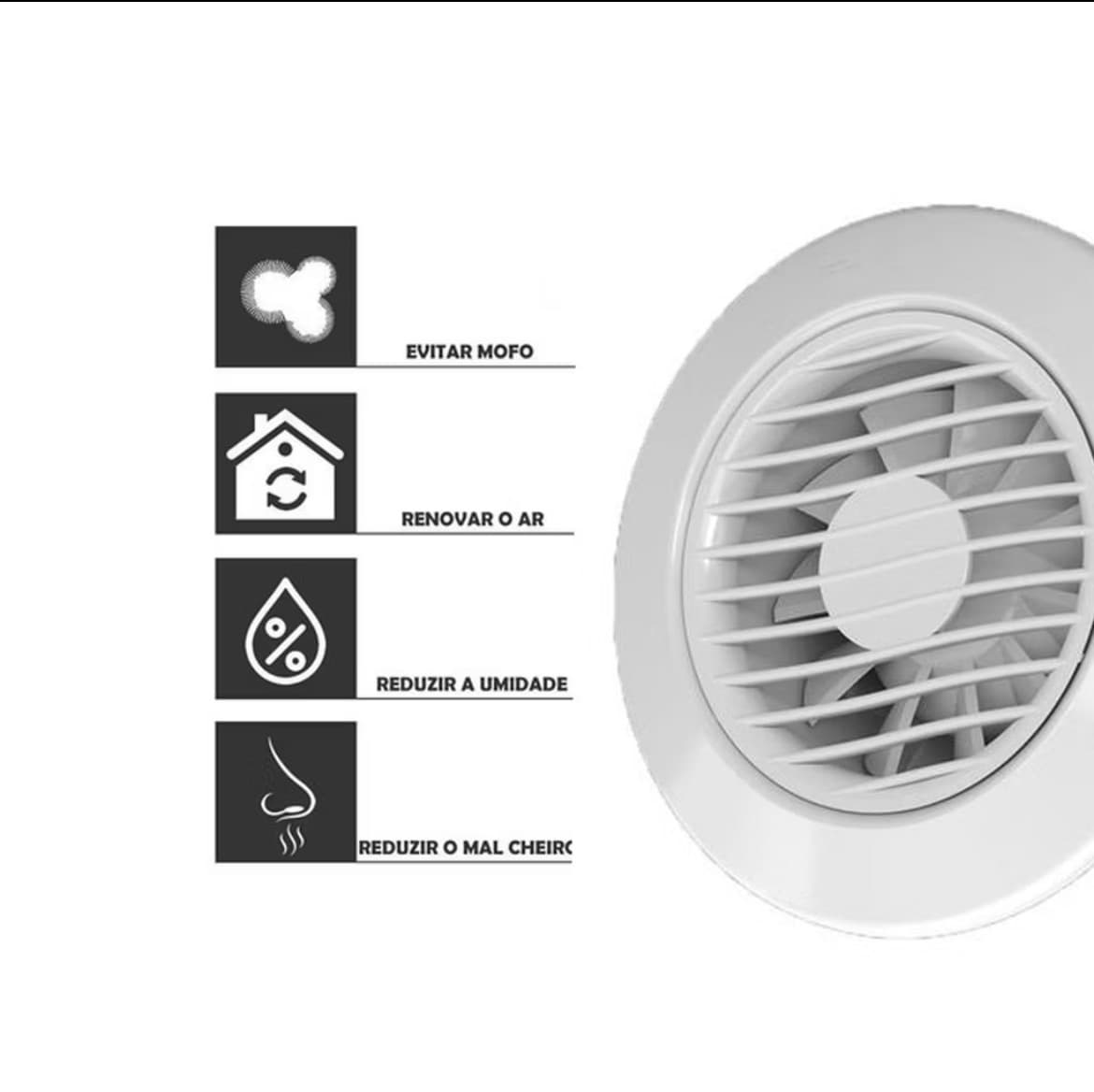 Exaustor Sicflux Arkit Mega 11 Bivolt Branco - 1
