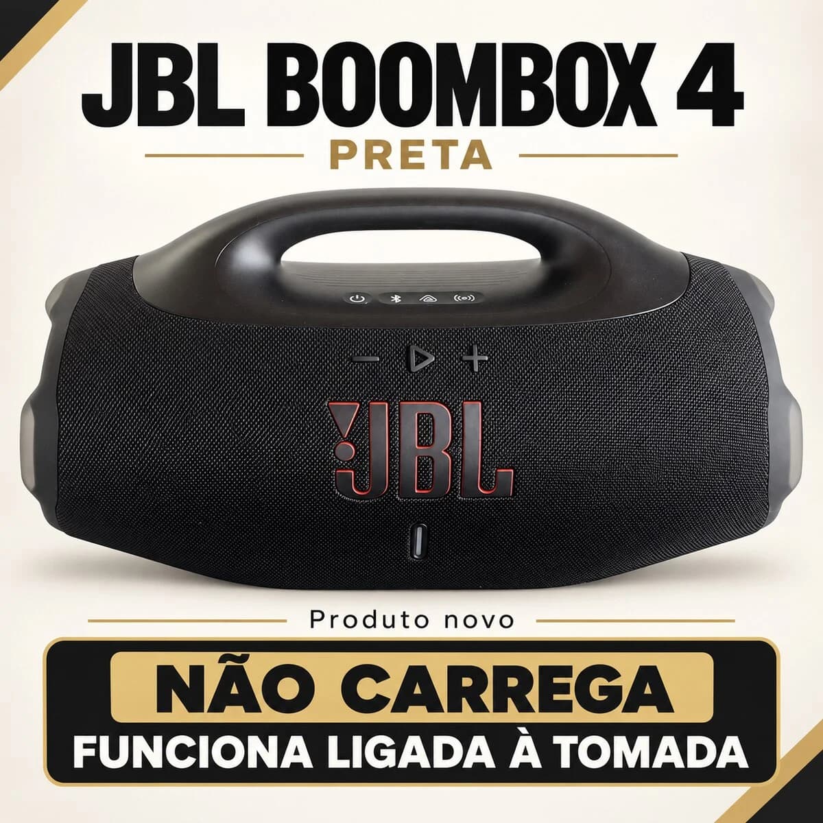 Caixa de Som JBL Boombox 4 – Preta - 1