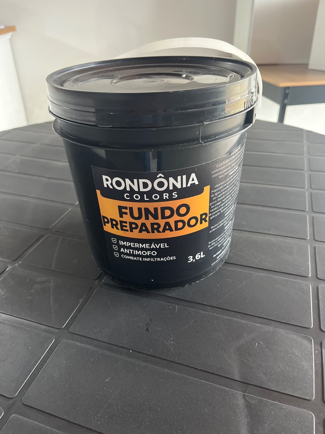 Fundo Preparador Parede Incolor 3,6L Antimofo Tinta Emborrachada Acrílica Alto Rendimento Descasca - 4