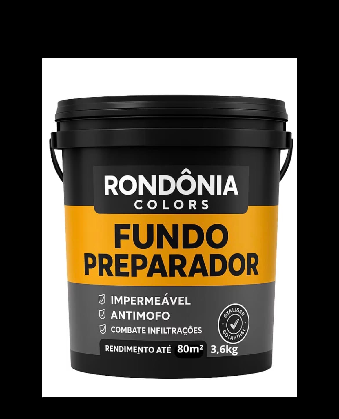 Fundo Preparador Parede Incolor 3,6L Antimofo Tinta Emborrachada Acrílica Alto Rendimento Descasca - 2