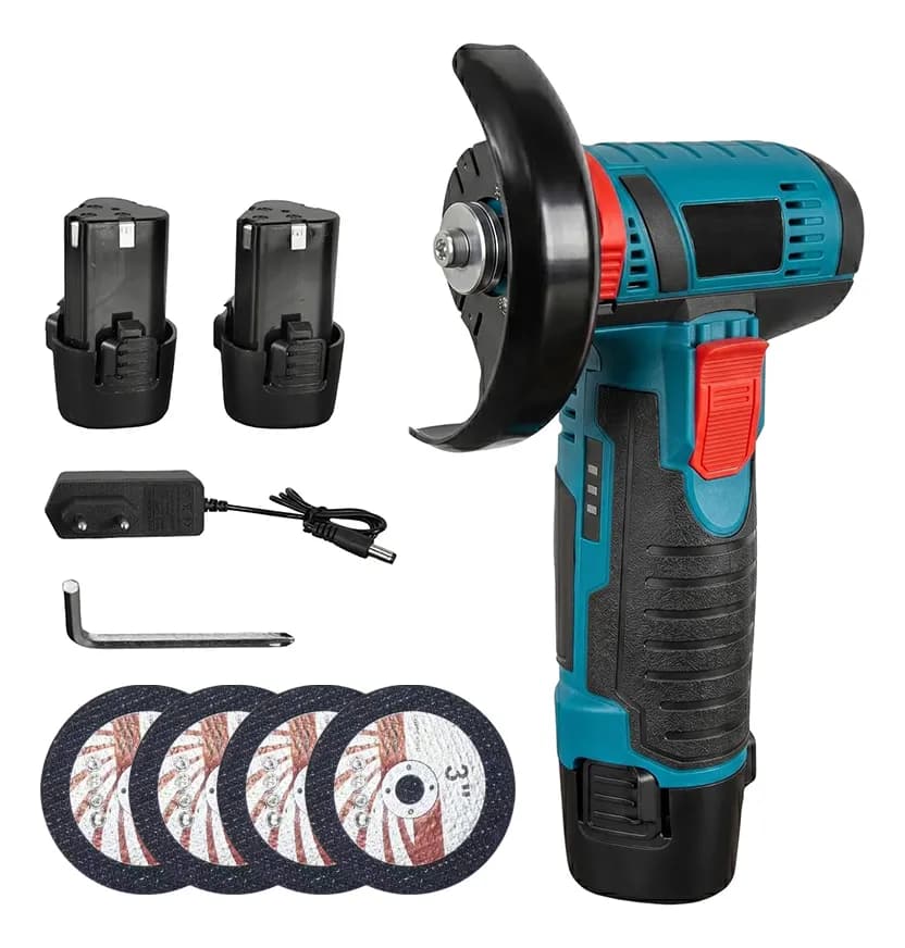 Mini esmerilhadeira (Lixadeira angular 12V) Jumlee 2bt - 1
