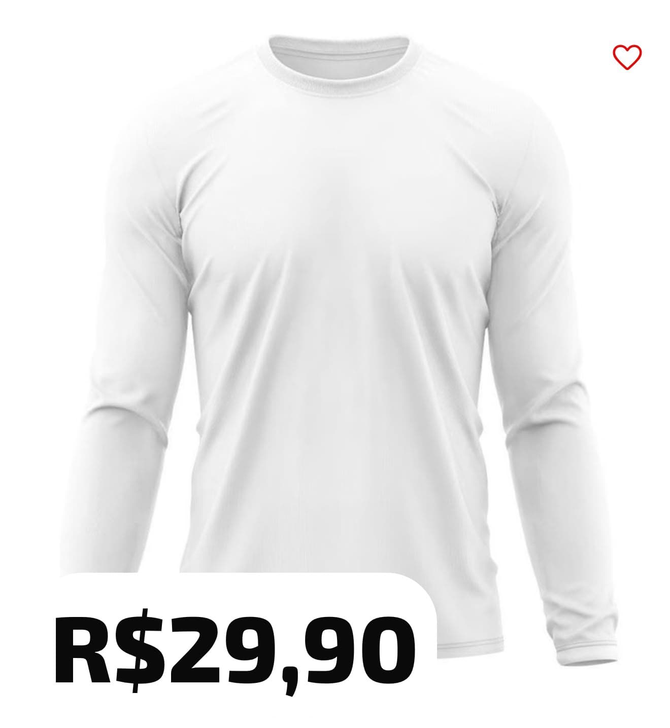 Camiseta masculina branca treino academia tamanho M - 1