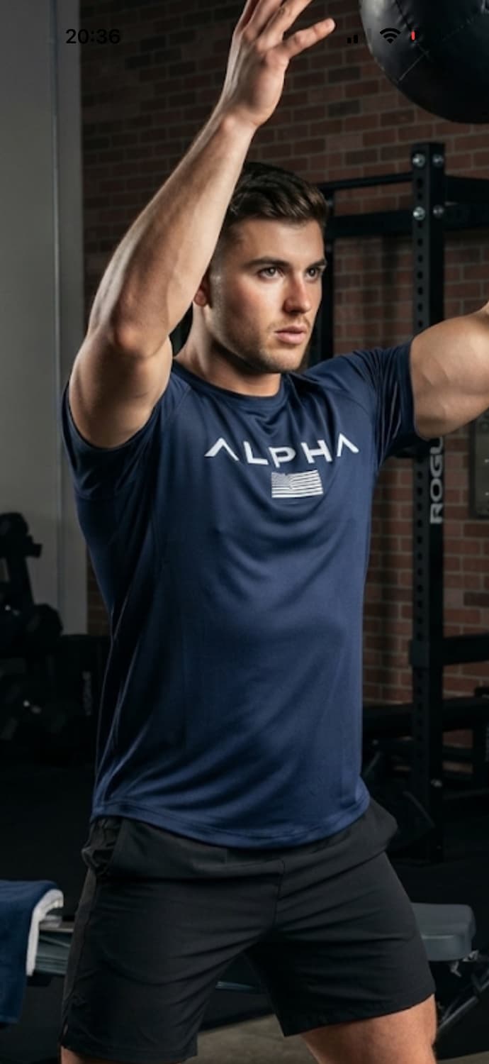 Camiseta treino academia tamanho P - 1