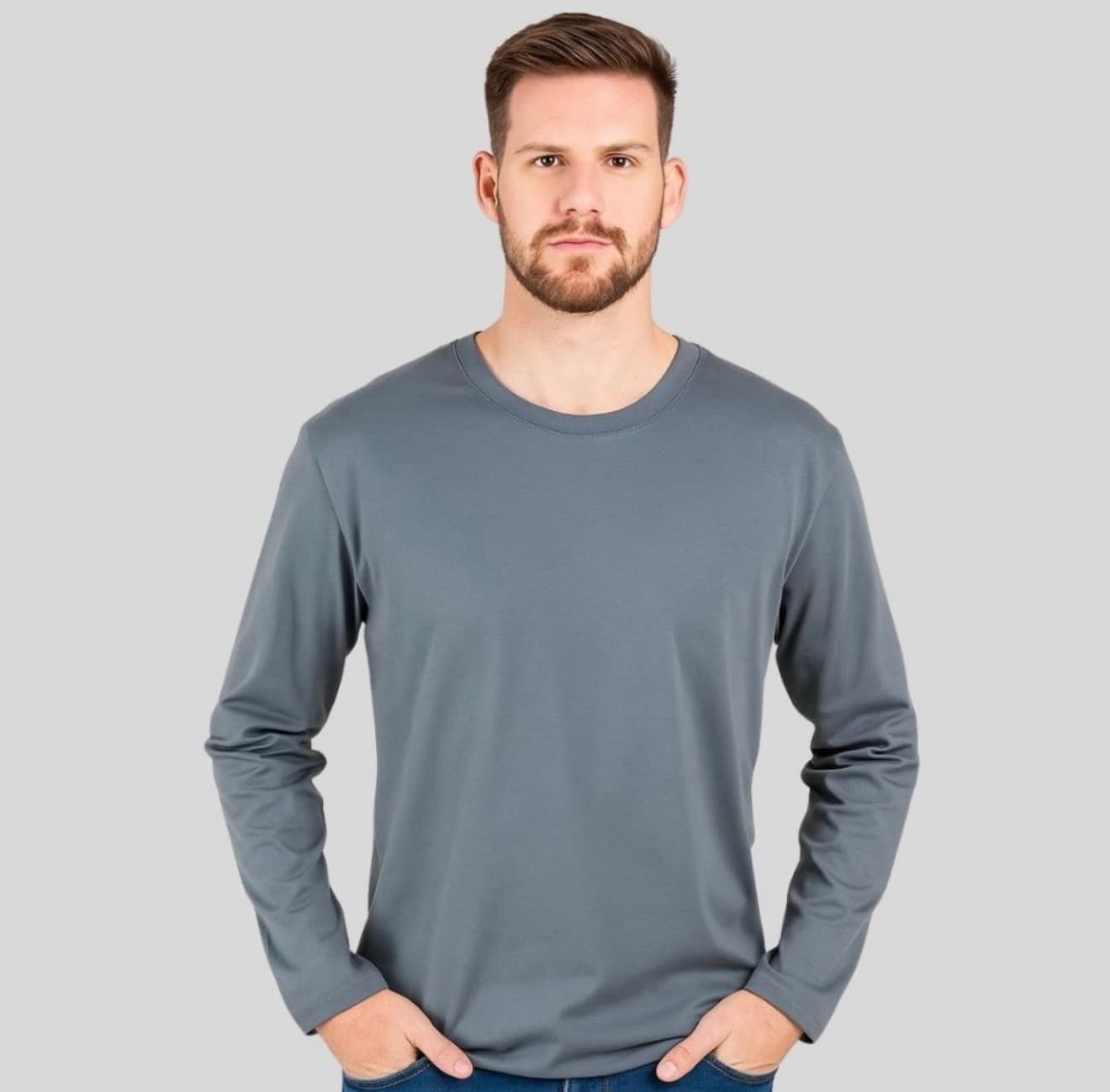 Camiseta manga longa academia - 1