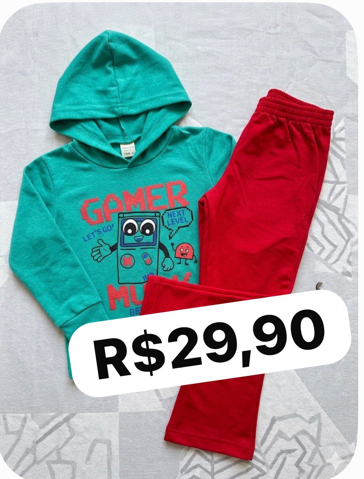 Conjunto moletom menino tamanho 8 - 1