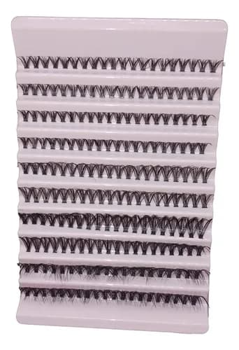 Cílios tufos 3d para Extensão Volume preto - 1