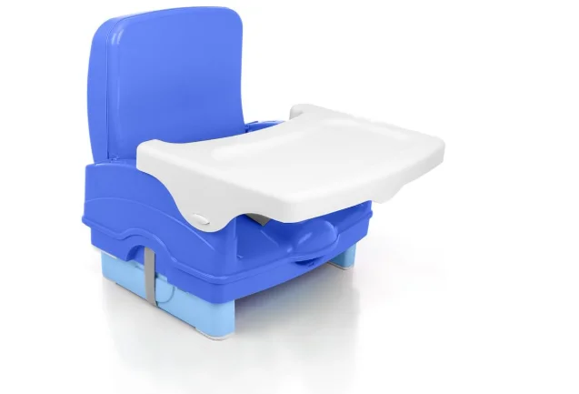 Cosco Kids, Cadeira de Refeição Portátil Smart, Azul - 1