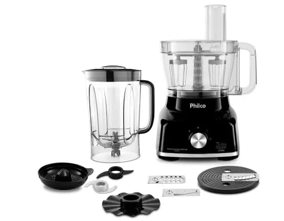 Philco Multiprocessador, philco 9 em 1 Pmp1600p, 1700W, Preto, 127v - 1