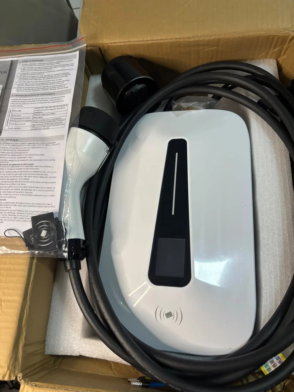Carregador Wallbox para Carro Elétrico 7 kW – Tipo 2 – 32 A - 1