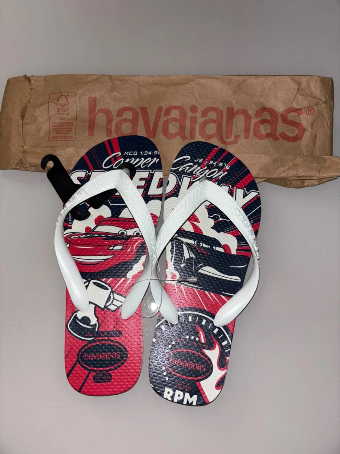 Chinelo Havaianas Cars Carros – Tamanho 35/36 - 1