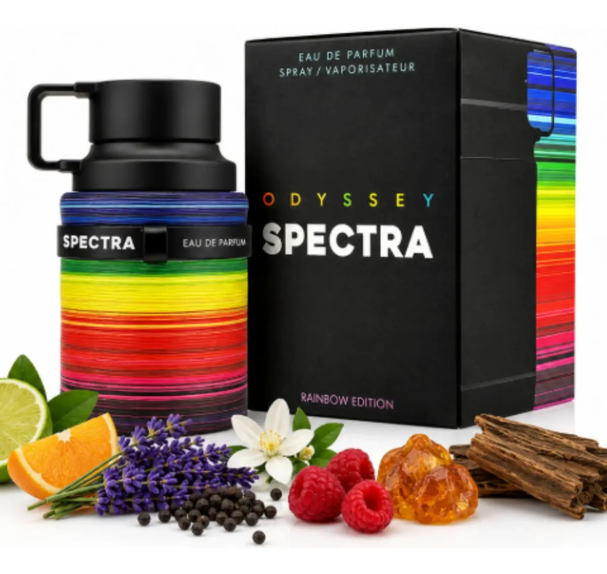 Perfume Odyssey Spectra Rainbow Armaf Árabe Unissex Original - 1