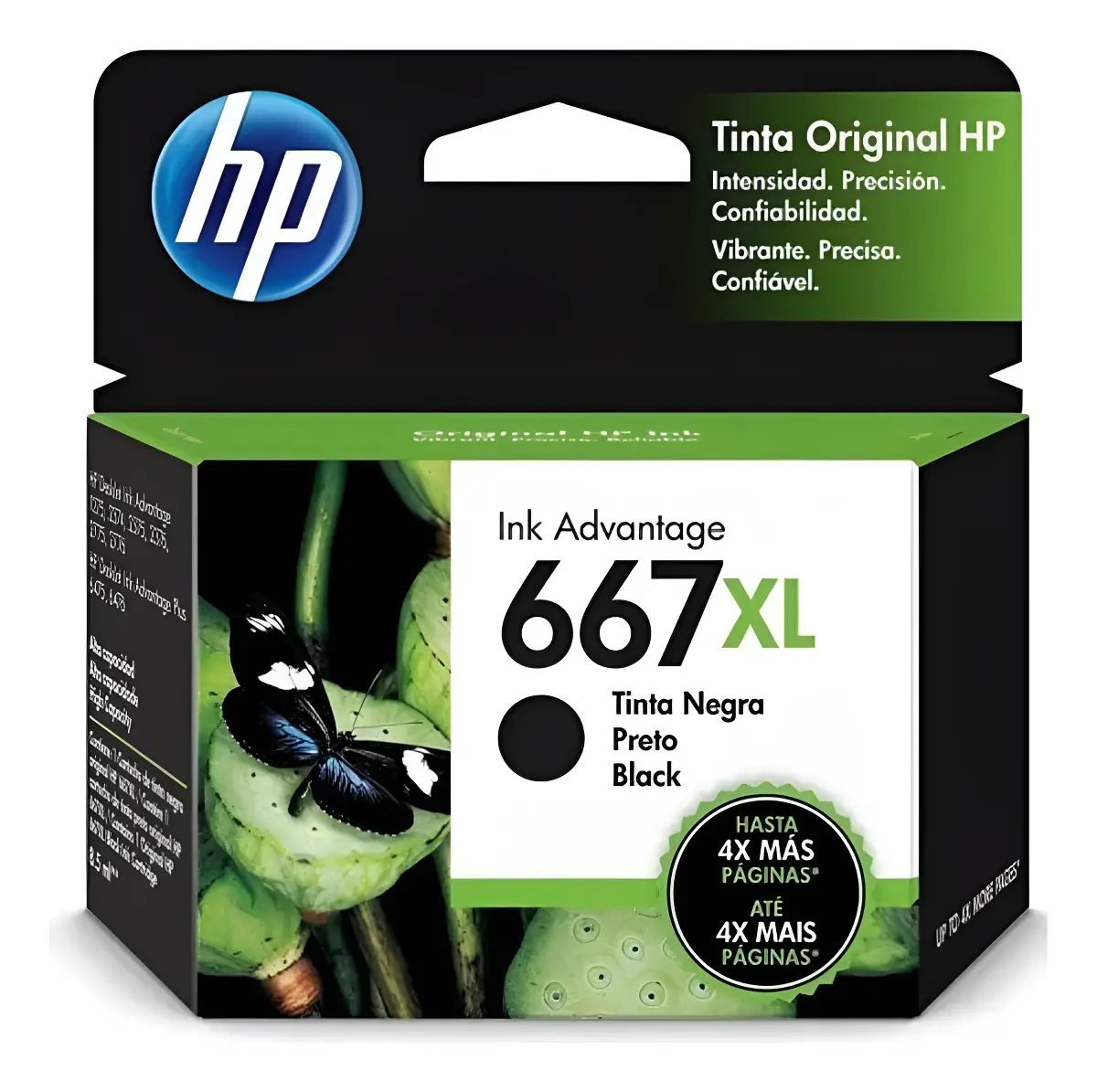 Cartucho Para 667xl Para Hp Para 667 Preto Para Hp 1275/2374 - 1