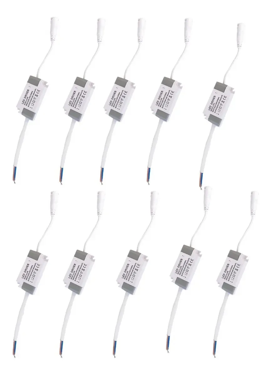 Kit 10 Driver Reator Led 8w-25w Fonte Painel Plafon Bivolt - 1