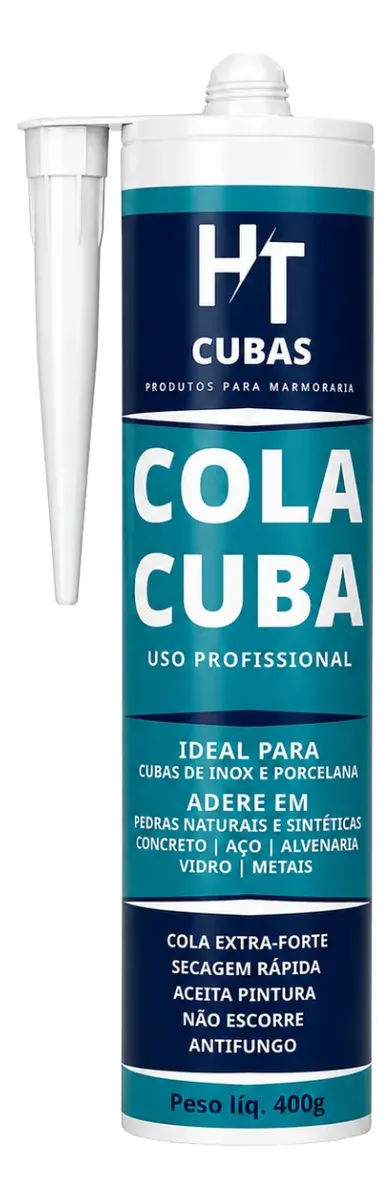 Cola Fixa Cuba Pu40 Vedação Inox Mármores Granitos Variad - 1