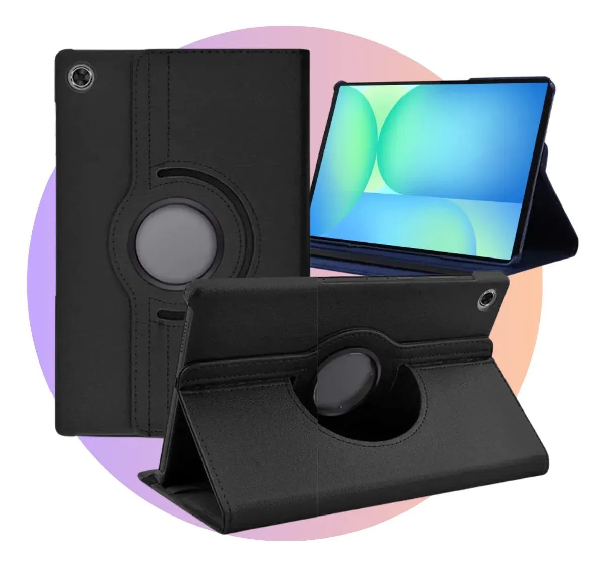 Capa Case Para Tablet Samsung Galaxy Tab A11+ Plus Preto - 1