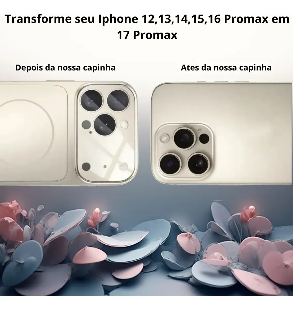 Capinha Case Compativel Transforma iPhone 11 Ao 17 Premium D - 1