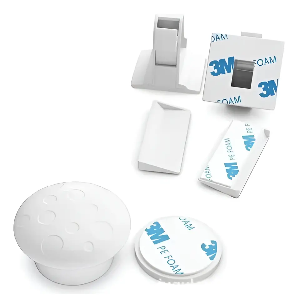 Trara Invisivel Magnetica Para Portas E Gaetas Branco - 1