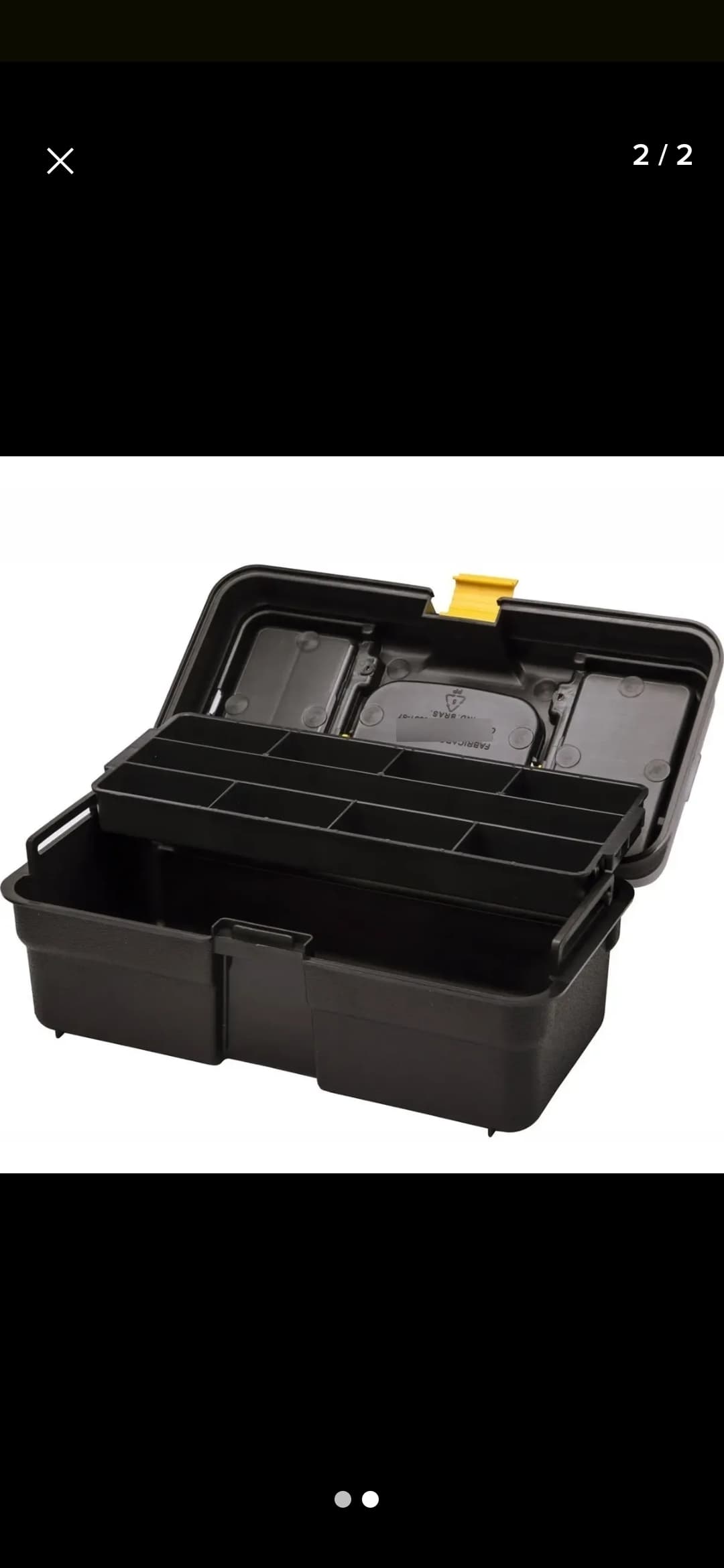 Maleta Hi 1 Bandeija Especial - Material Polipropileno Pesca - 2