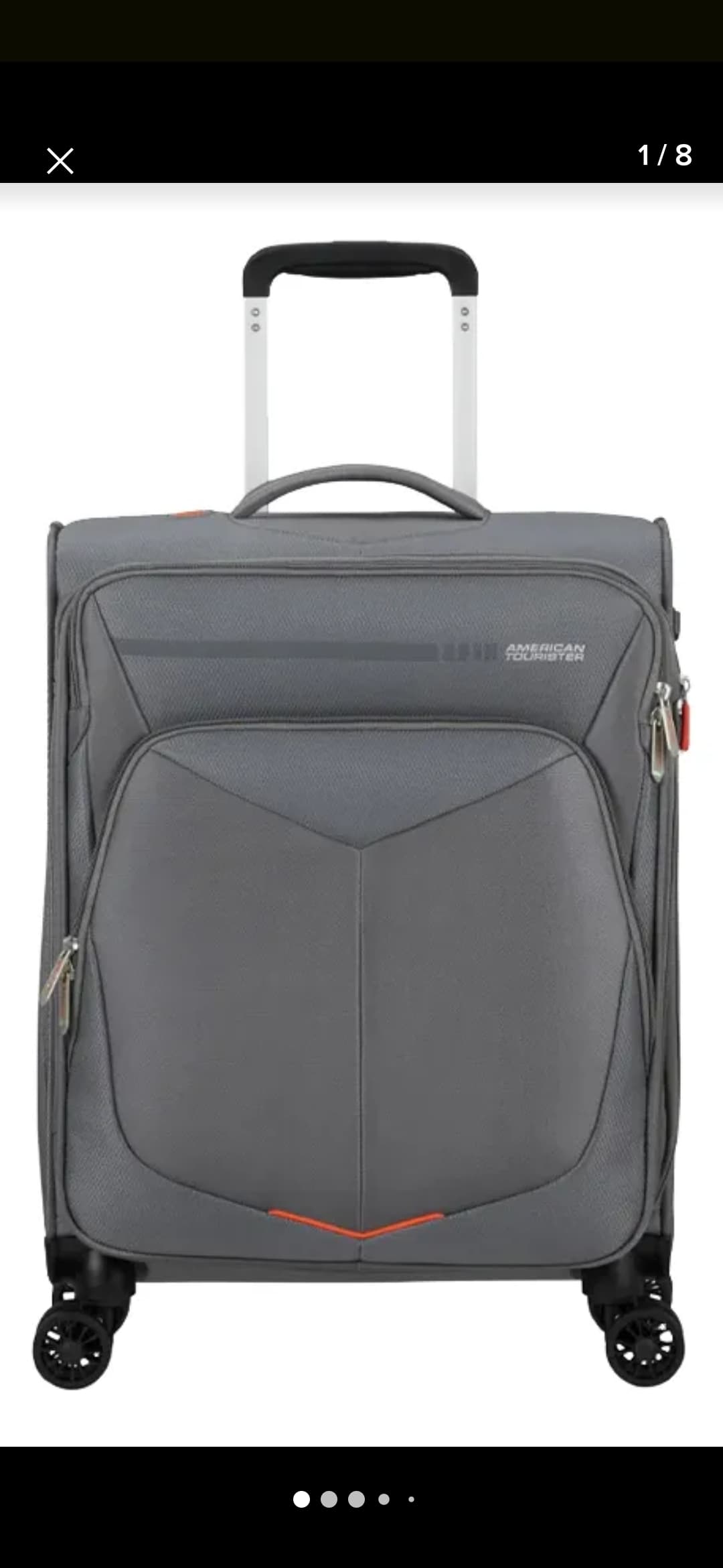 Mala De Viagem Summerfunk American Tourister Media Cinza Liso TAMANHO 69X45X29 CM - 1