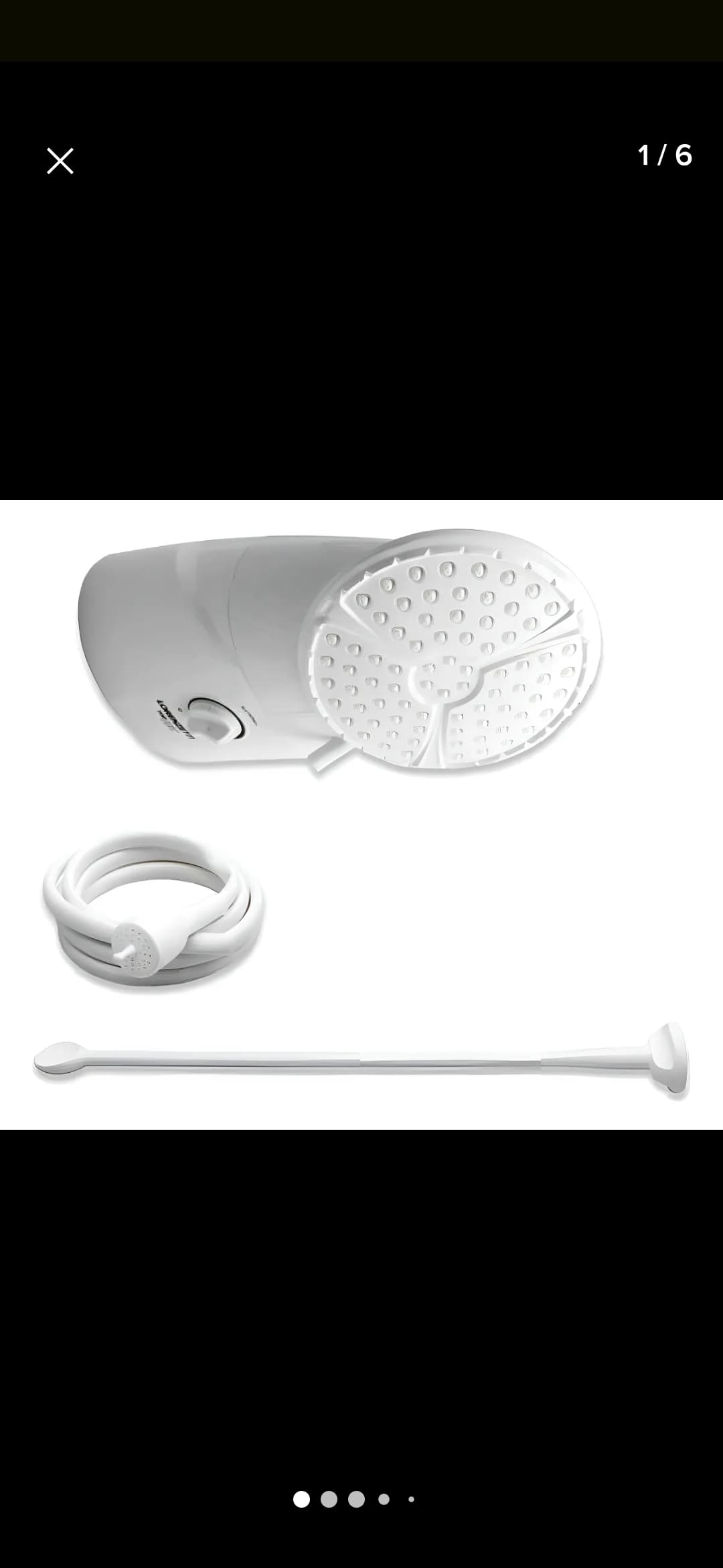 Ducha Lorenzetti Top Jet Multitemperaturas 5500w Branco 127v 5.5 Kw - 1