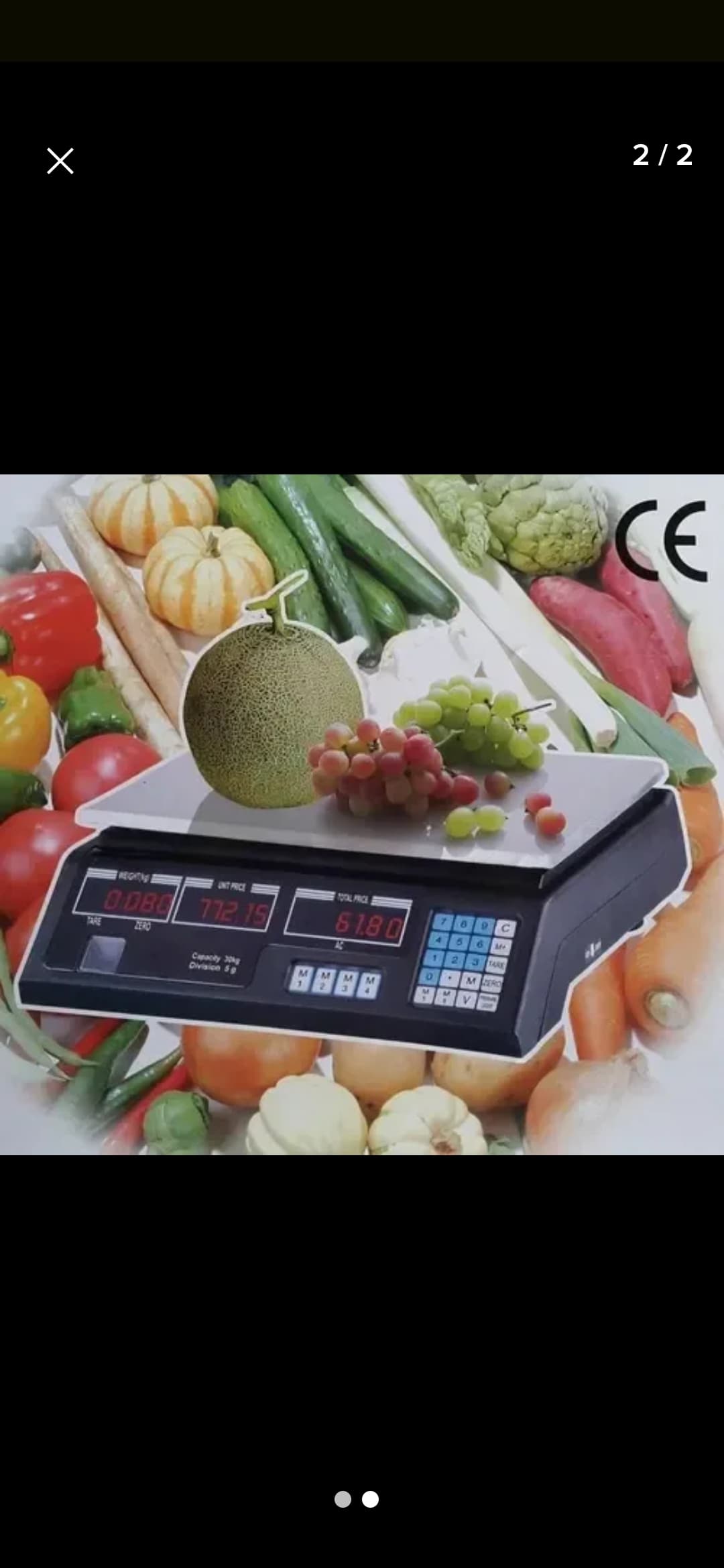 Balança Digital 40kg Precisão Comercial Eletrônica Bivolt - 1