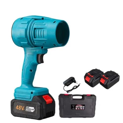 Soprador E Aspirador De Folhas Portátil 48v 2 Baterias - 3