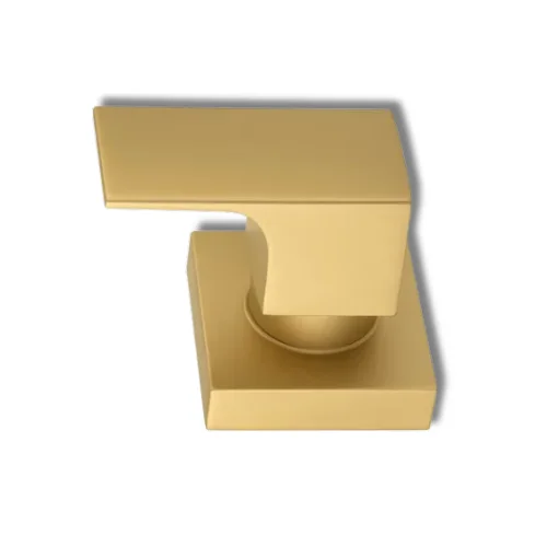 Acabamento De Registro Barcelona Padrão Deca Dourado Escovado Base 1/2 3/4 E 1 Polegada - 2