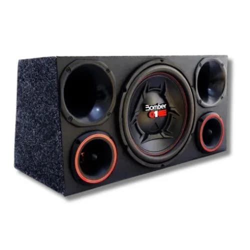 Caixa Trio Completa Bomber One 12 + 2 Driver + 2 Tweeter - 2